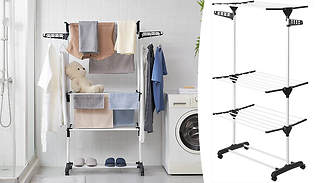 Folding 3-Tier Clothes Horse Airer