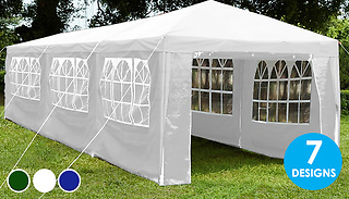Outdoor Garden Gazebo - 4 Designs, 5 Sizes & 3 Colours