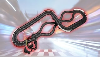 Large Remote Control Slot Car Racing Track 