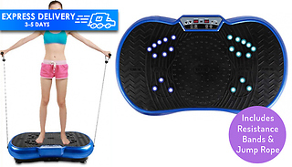 Vibrating Workout Plate with Bluetooth Speaker