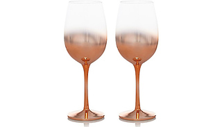 2, 4, 6, or 8-Pack Aurora Gold Luxury Wine Glasses