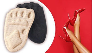 5-Pack of High Heel Half-Insole Inserts - 2 Colours 