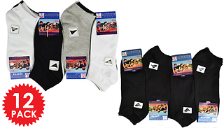 12 Pairs of Men's or Women's Winter Ankle Socks