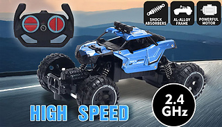 High Speed Remote Control Monster Truck Toy - 2 Colours
