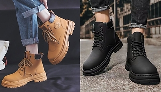 Classic Chunky Ankle Boots - 2 Colours, 9 Sizes