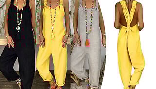 Summer Jumpsuit - 3 Colours & 8 Sizes