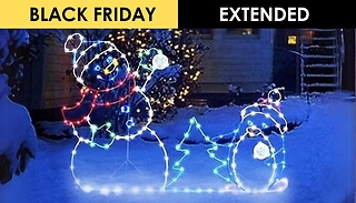Christmas Snowman Decorative Glow Frame - 2 Designs