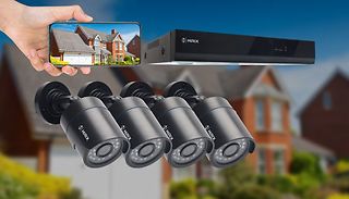 High Definition CCTV Home Security Kit With 500GB Memory