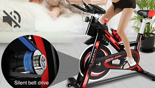 Adjustable Exercise Bike - LCD Display