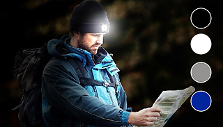 Beanie Hat with LED Battery Operated Light - 4 Colours