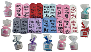 1, 3, or 9 Pairs of Thick Warm Fuzzy Cupcake Socks