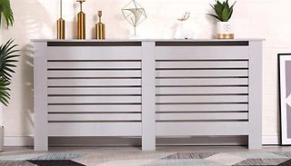 Grey Gloss Design Radiator Cover - 2 Sizes 