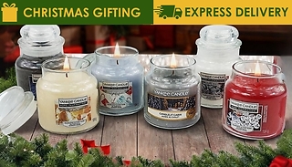 6-Piece Yankee Candle Holiday Scents Christmas Bundle