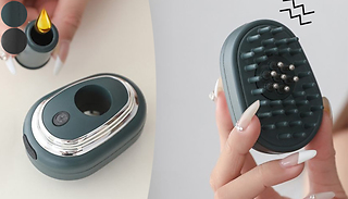 Electric Roller Ball Portable Massage Hair Brush - 2 Colours