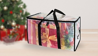 Large Storage Bag with Zippers & Handles