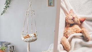 Woven Pet Hanging Basket