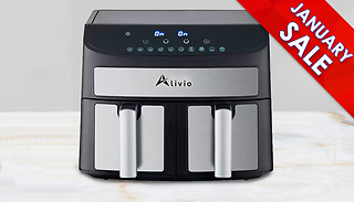 Alvio 9L Double Basket Air Fryer