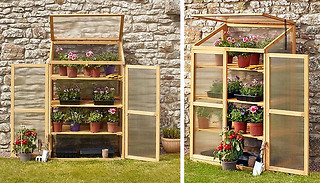 Garden Gear 3-Tier Wooden Cold Frame