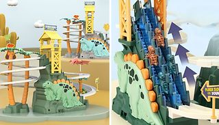Dinosaur Climbing Stairs & Slide Toy - 2 Colours 