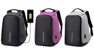 Anti Theft Back Pack - 3 Colours