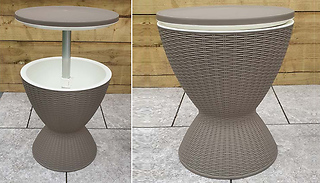 Cone-Shaped Rattan Garden Ice Bucket