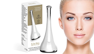 Magnetic Micro-Current LED Eye Massager Device