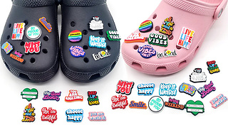10-Pack Colourful Clog Charms