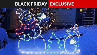 Christmas Snowman Decorative Glow Frame - 2 Designs