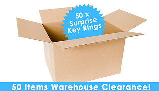 50pc Mystery Key Ring Set