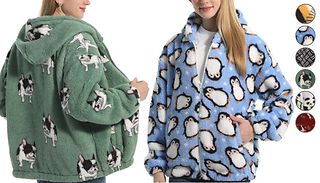 Thick Teddy Fleece Hooded Jacket - 6 Designs & 3 Sizes