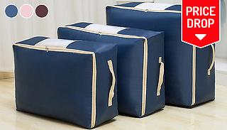1 or 3-Pack of Waterproof Storage Bags - 3 Colours