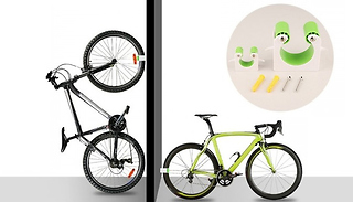 Wall-Mounted Bike Storage U-Clip - 2 Sizes