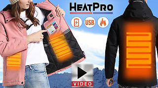 HeatPro Waterproof USB Heated Jacket - 7 Colours + Men's & Women's Sizes!