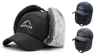 3 in 1 Warm Hat Earflap with Removable Mask - 6 colours - 1 or 2 Packs