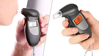 Portable Pocket Keychain Breathalysers - 1 or 2