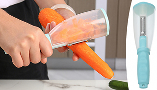 1 or 2-Pack 2-in-1 Vegetable Peeling Tool - 5 Colours
