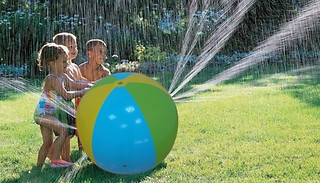 Kids' Inflatable Water Sprinkler Ball