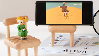 1 or 2 Wooden Desktop Chair Phone Holders
