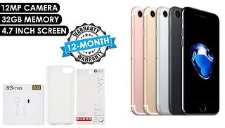 Apple iPhone 7 32GB Unlocked - 3 Colours & Optional Accessories