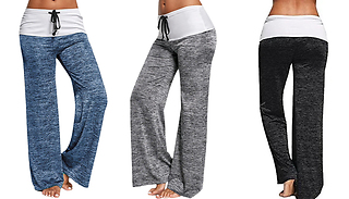 Soft Wide-Leg Lounge Trousers - 3 Colours & 3 Sizes