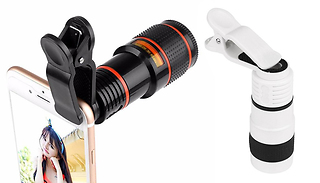 Phone Clip-On HD Telescope Lens - 2 Colours
