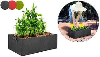 Felt Rectangle Nursery Plant Grow Bag - 3 Colours & Sizes
