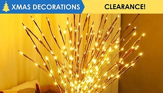 20, 40 or 80 LED Tree Twig Lights - 3 Colours