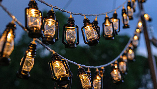 Solar LED Retro Lantern Lights - 3 Sizes