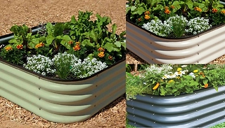 1 or 2 Classic Steel Multiway Veggie Growing Beds - 3 Colours