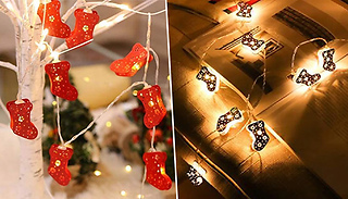 10 LED Christmas Stocking String Lights