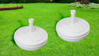 Sturdy Summer White Parasol Base