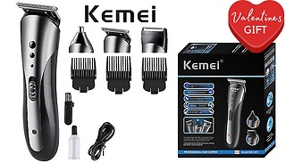 3-in-1 Waterproof Electric Cordless Hair Clipper, Trimmer & Razor