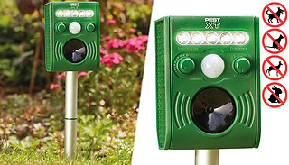 Pest XT Solar Powered Ultrasonic Flash Pest Repeller