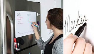 Erasable Magnetic Whiteboard - 2 Sizes & 2 Shapes